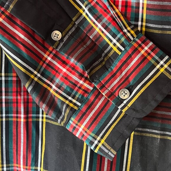 J. Crew Factory Plaid Tunic in Black and Red - Picture 6 of 7